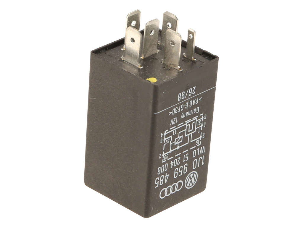 1999-2009 Volkswagen Jetta Engine Cooling Fan Motor Relay (Genuine)