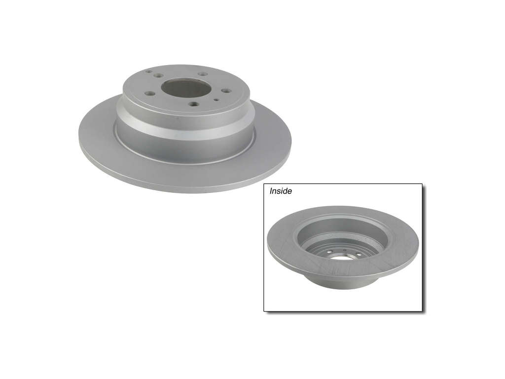 1998-2000 Volvo V70 Disc Brake Rotor - Rear (Zimmermann Coated)