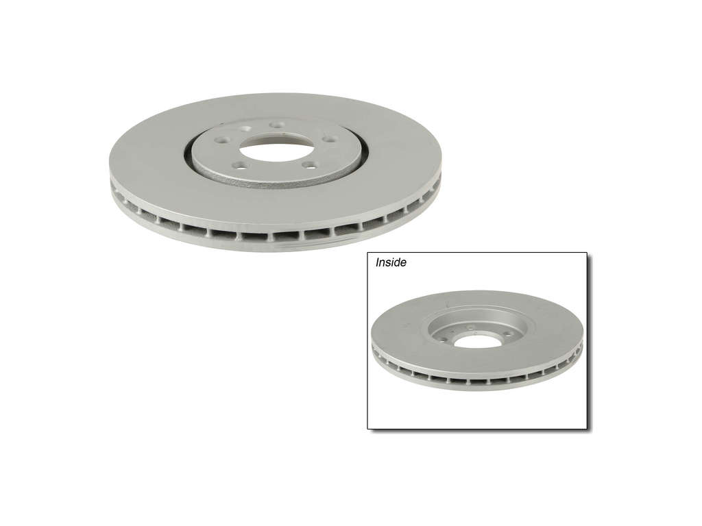 1996-1999 Volkswagen Jetta Disc Brake Rotor - Front (Zimmermann Coated)