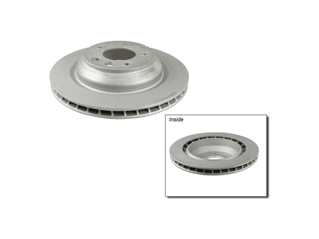 2010-2015 Audi Q7 Disc Brake Rotor - Rear (Zimmermann Coated)