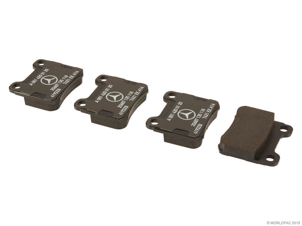 1984-1993 Mercedes-Benz 190E Disc Brake Pad Set - Rear (Genuine)