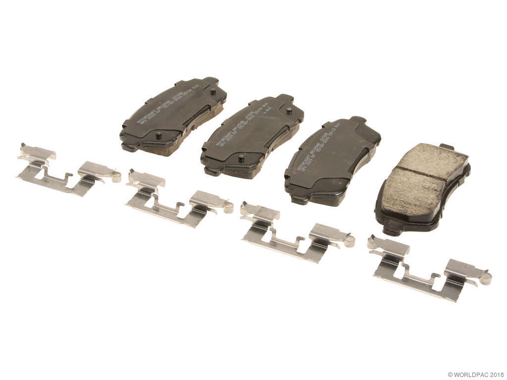 2011-2014 Mazda 2 Disc Brake Pad Set - Front (Motorcraft)