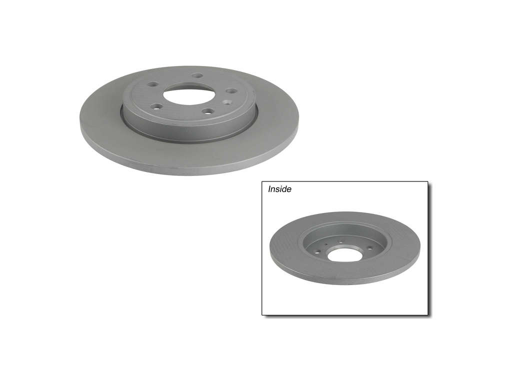 2005-2009 Audi A4 Disc Brake Rotor - Rear (Zimmermann Coated)