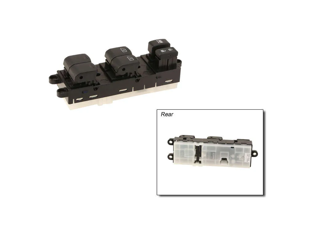 2007-2010 Nissan Pathfinder Door Lock and Window Switch - Left (Genuine)