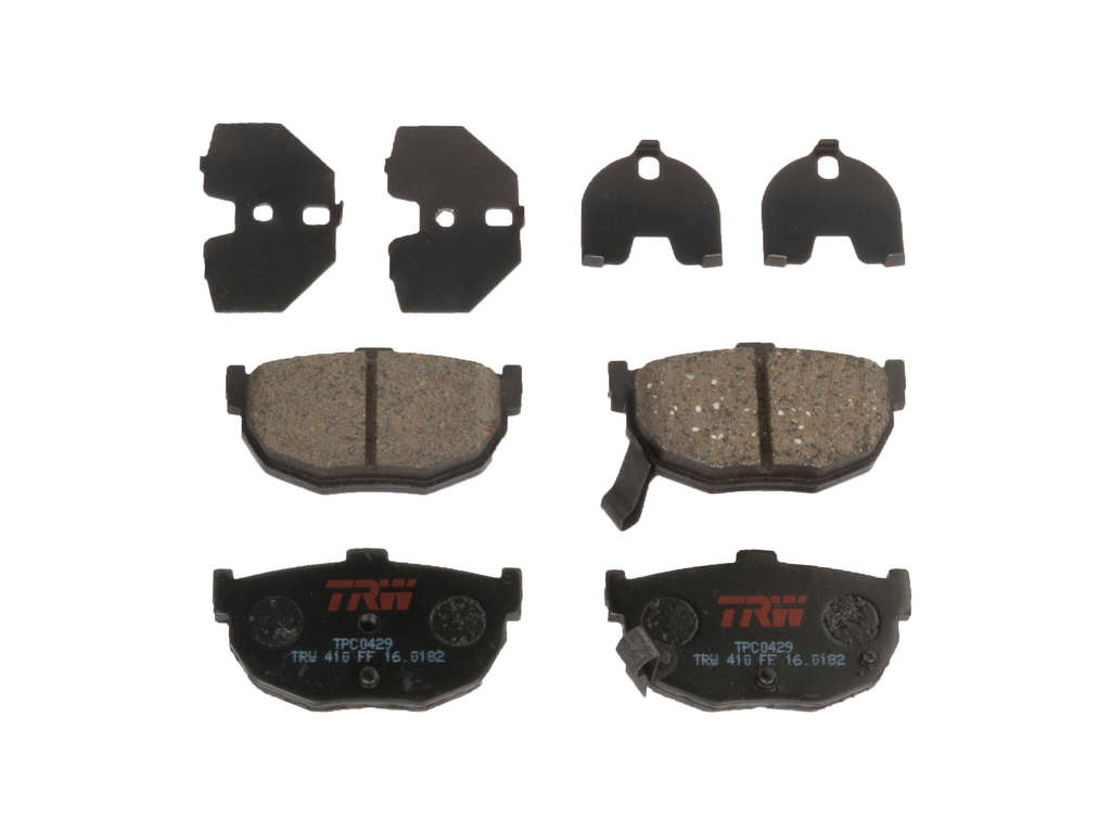 1990-1992 Nissan Stanza Disc Brake Pad Set - Rear (TRW)