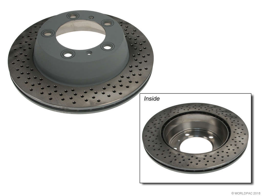 2005-2016 Porsche Boxster Disc Brake Rotor - Rear Left or Rear Right (Sebro)