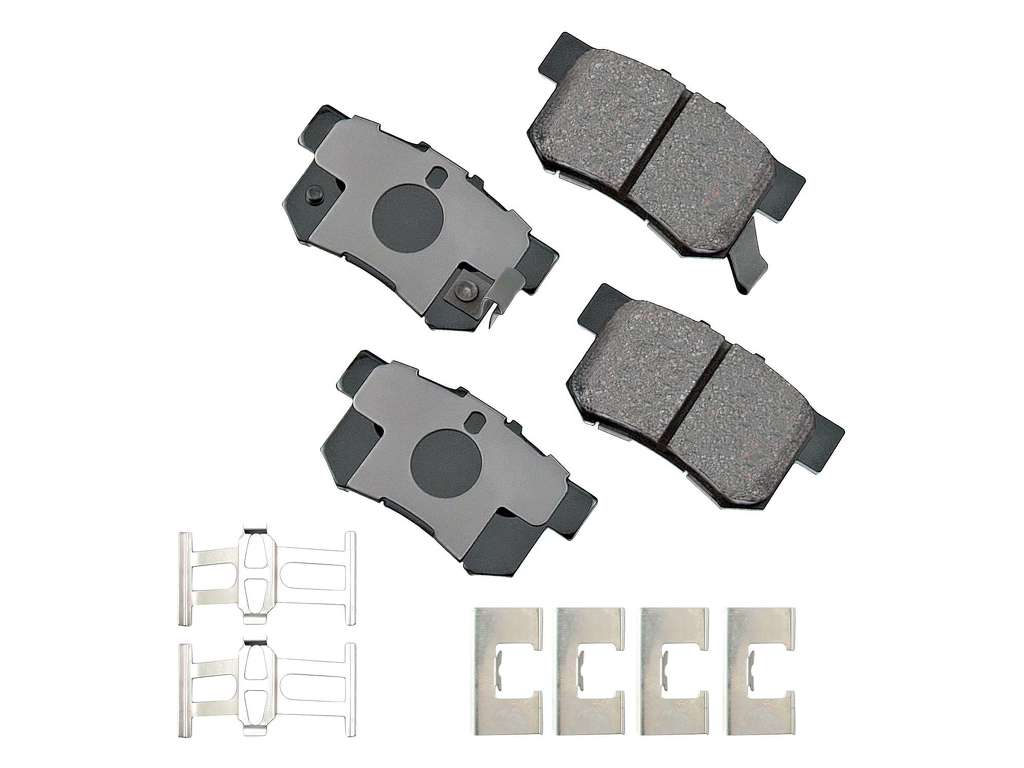 2003-2011 Honda Element Disc Brake Pad Set - Rear (Akebono)