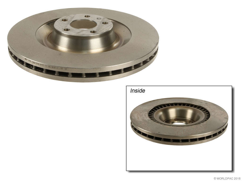 2007-2009 Audi S8 Disc Brake Rotor - Front (ATE)