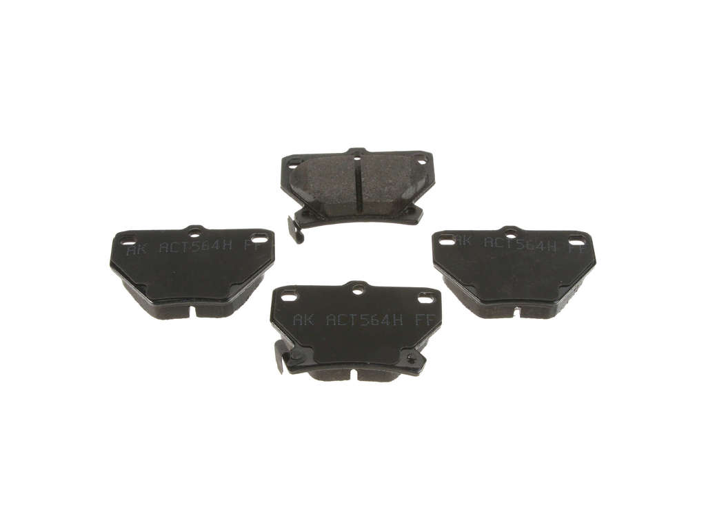 2003-2006 Pontiac Vibe Disc Brake Pad Set - Rear (Akebono)
