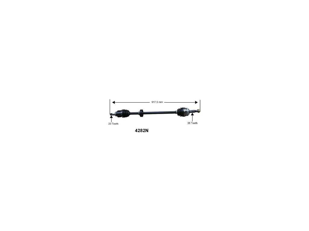 2003-2006 Pontiac Vibe CV Axle Assembly - Front Right (Autopart International)