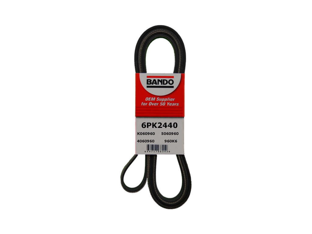 1996-2002 Chevrolet Express 3500 Accessory Drive Belt -  or Alternator and Power Steering (Bando)