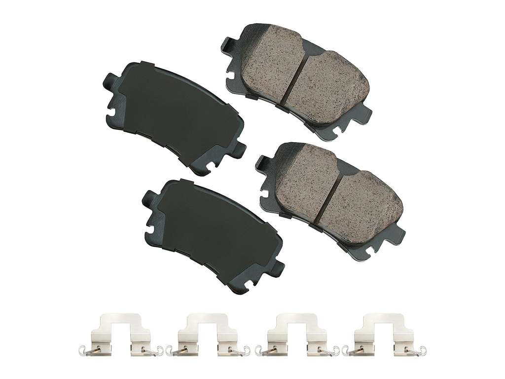 2009-2011 Audi A6 Disc Brake Pad Set - Rear (Akebono)