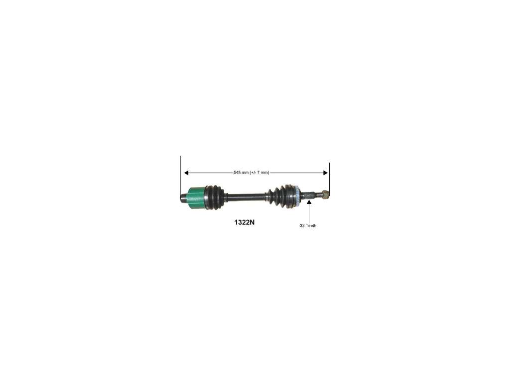 2001-2005 Saturn L300 CV Axle Assembly - Front or Front Left or Front Right (Autopart International)