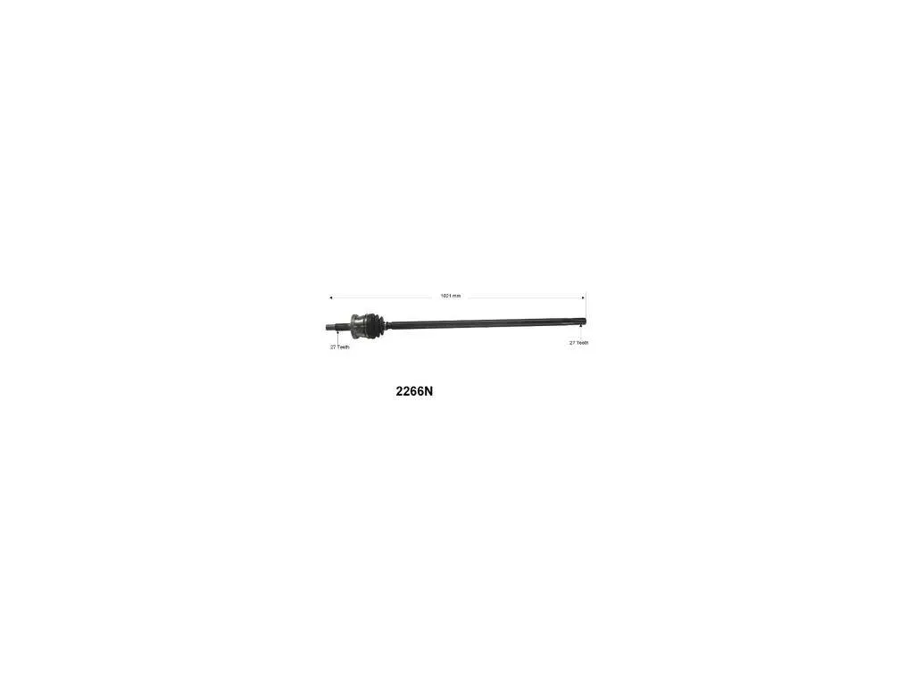 1999-2004 Jeep Grand Cherokee CV Axle Assembly - Front Right (Autopart International)