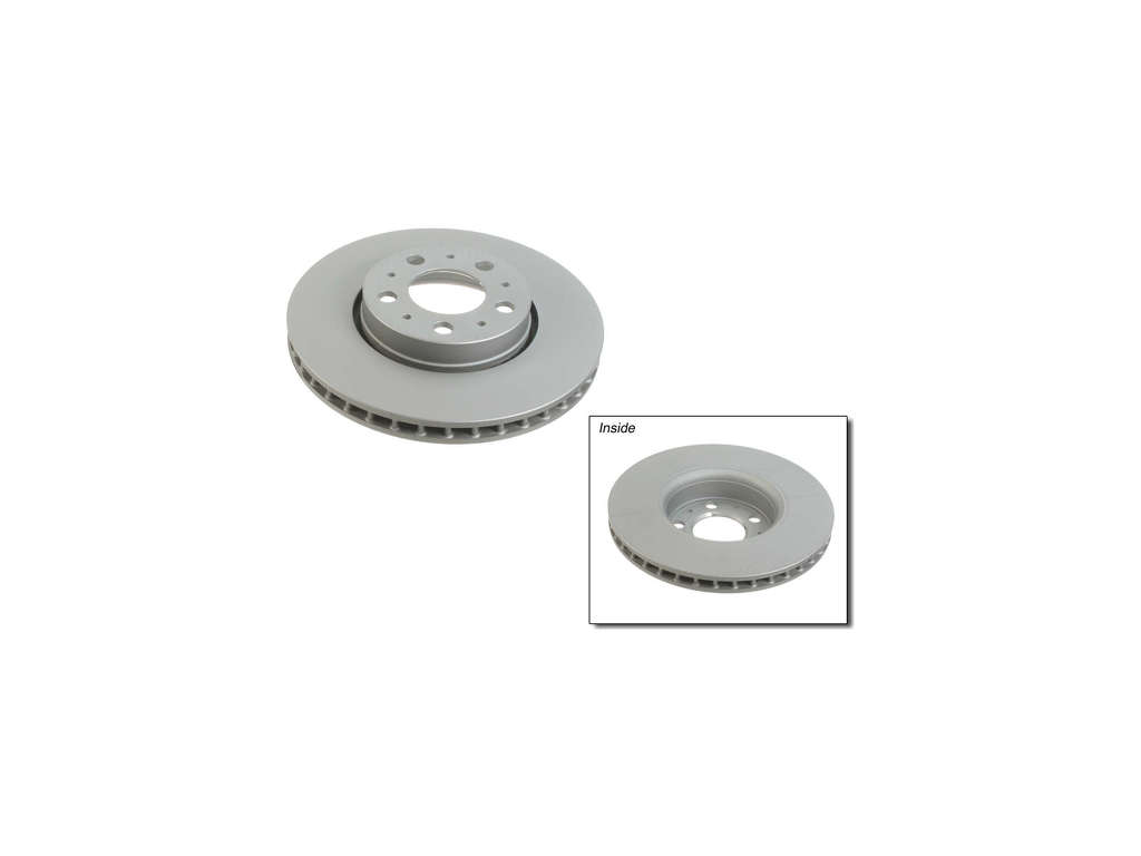 1999-2006 Volvo S80 Disc Brake Rotor - Front (Zimmermann Coated)