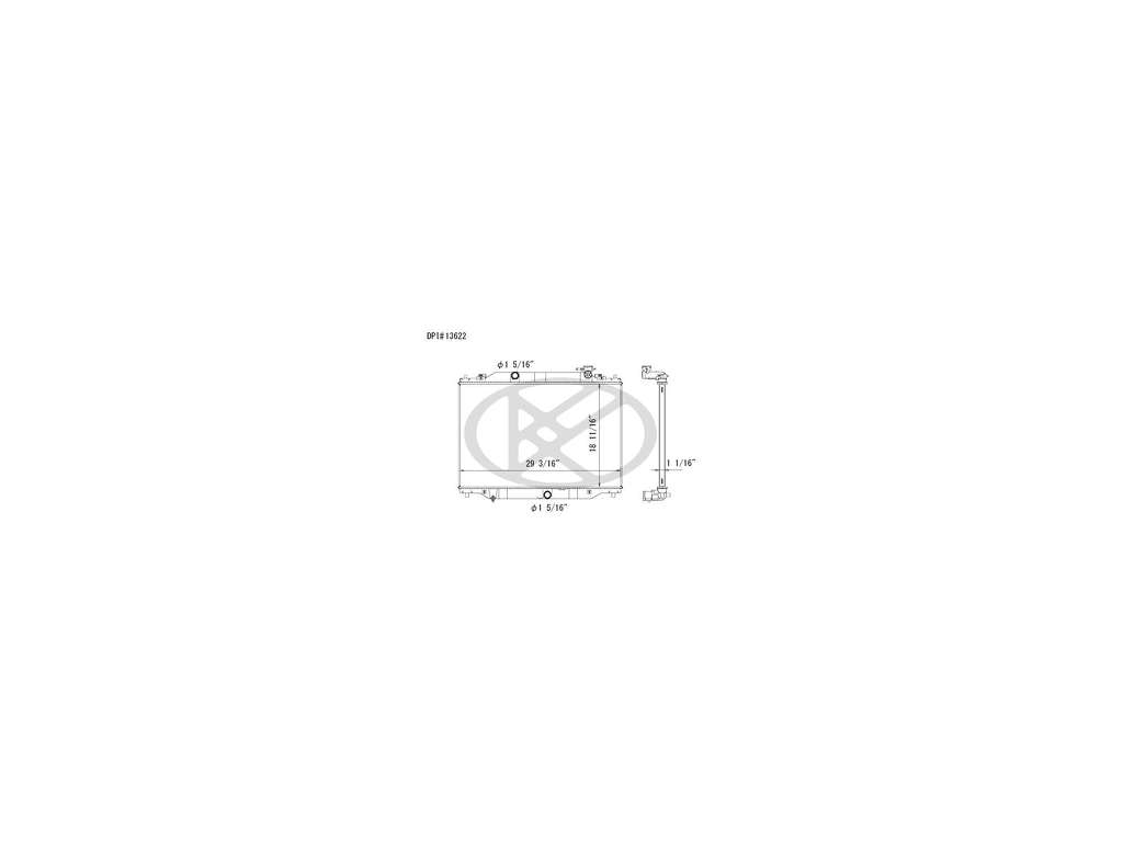 2016-2022 Mazda CX-9 Radiator (Koyo Cooling)