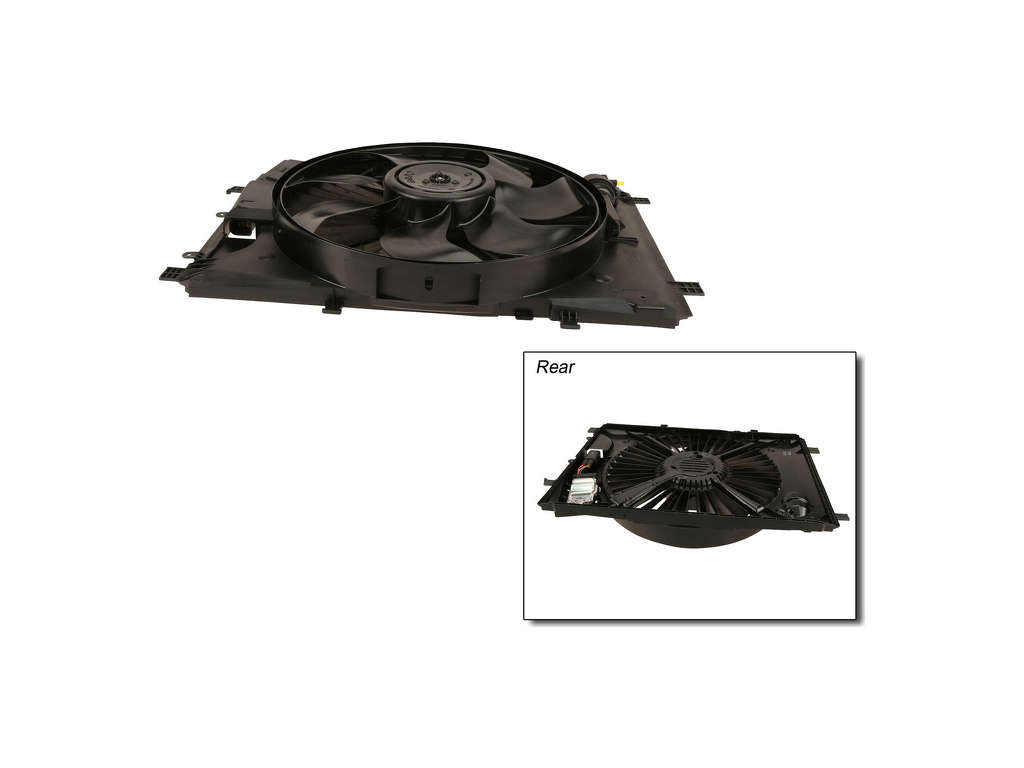 2013-2014 Mercedes-Benz C300 Engine Cooling Fan Assembly (Genuine)