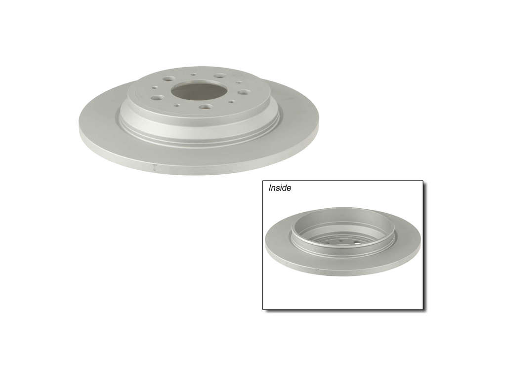 1999-2000 Volvo V70 Disc Brake Rotor - Rear (Zimmermann Coated)