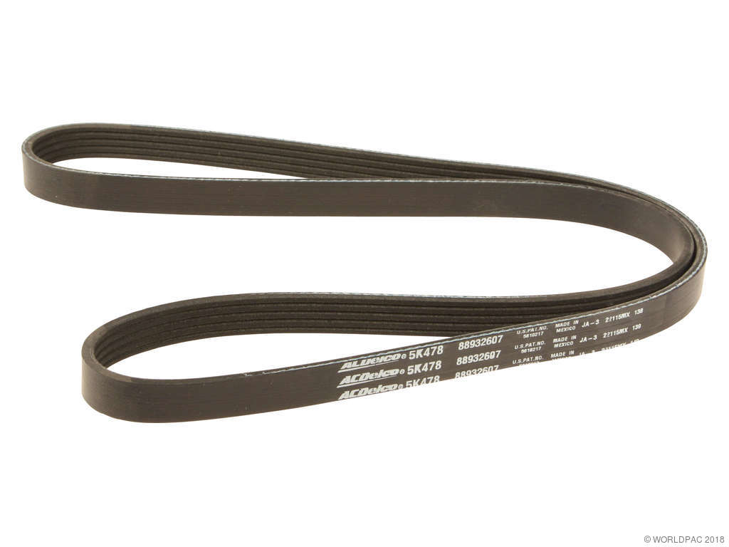 1995-2002 Chevrolet Cavalier Accessory Drive Belt -  or Alternator and Air Conditioning (ACDelco)