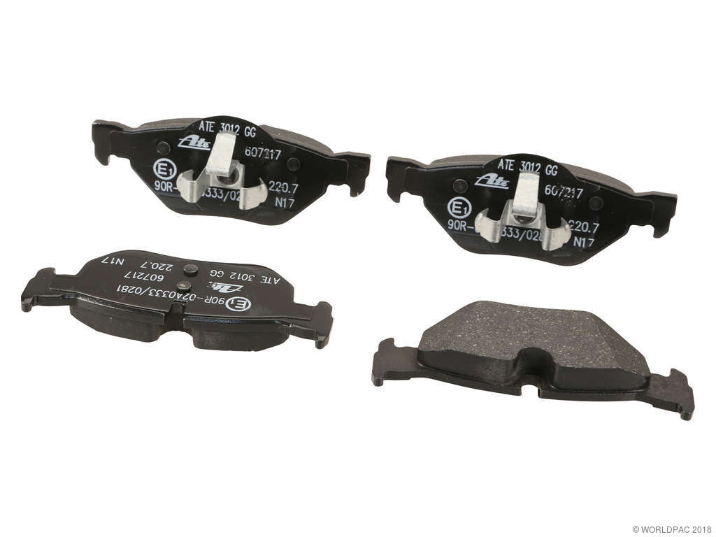 2007-2013 BMW 328i Disc Brake Pad Set - Rear (ATE)