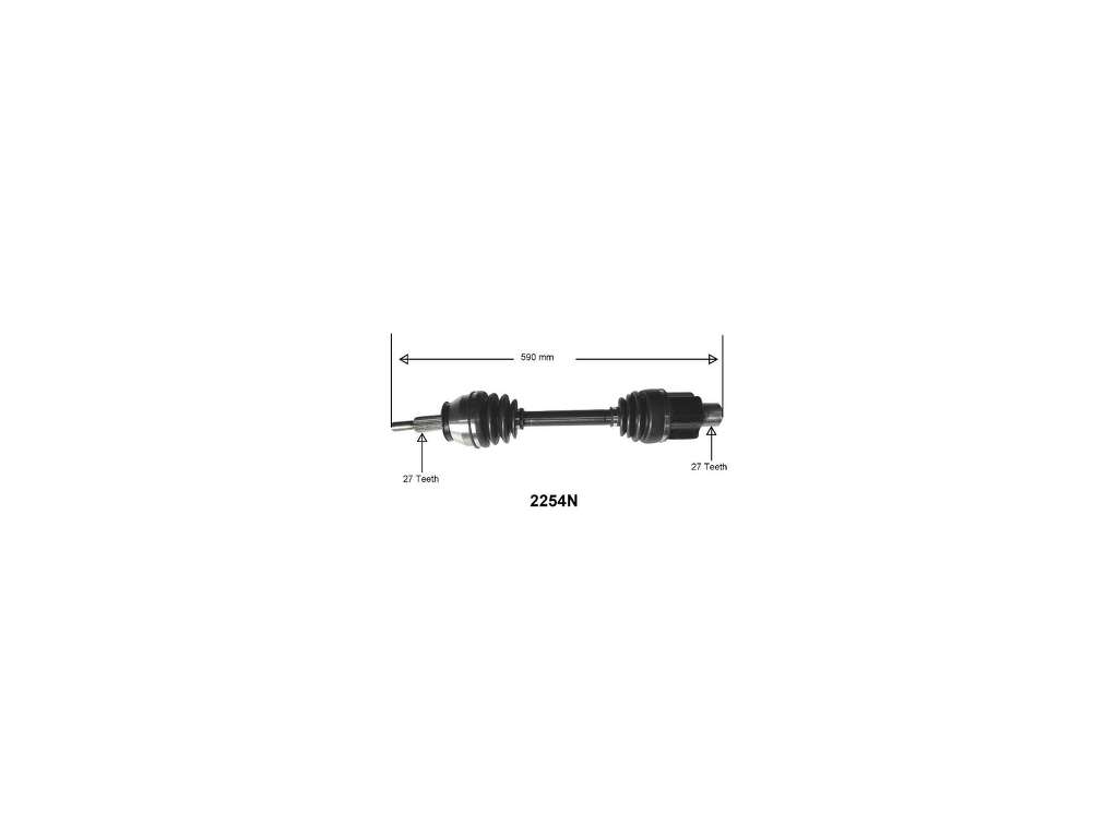 2004 Mercury Mountaineer CV Axle Assembly - Front Right (Autopart International)