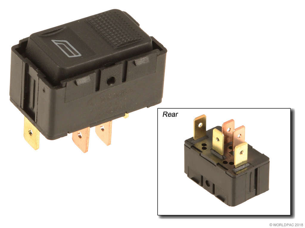 1995-1997 Audi A6 Door Window Switch - Front (Vemo)