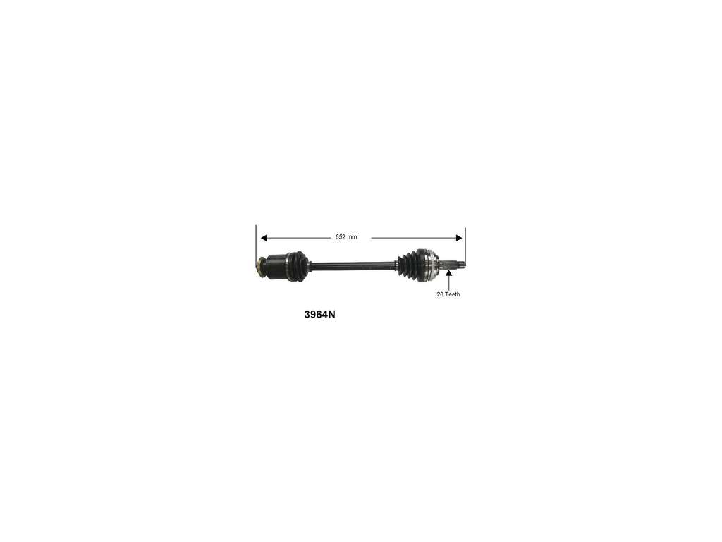 1999-2004 Honda Odyssey CV Axle Assembly - Front Right (Autopart International)