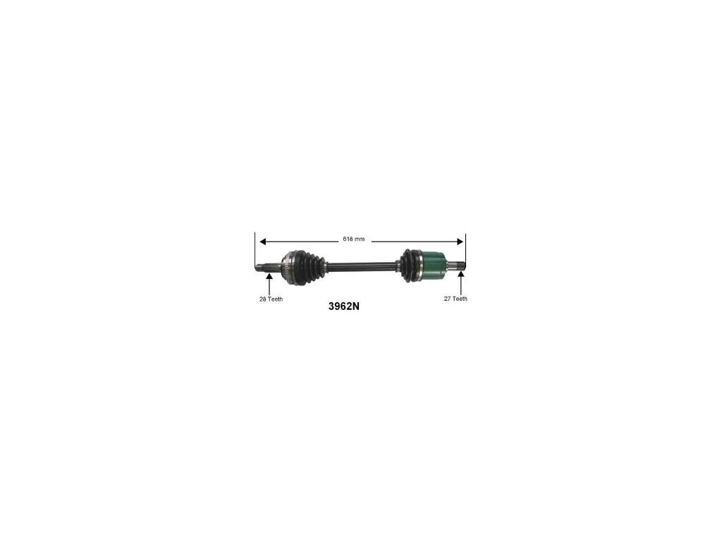 1995-1998 Honda Odyssey CV Axle Assembly - Front Right (Autopart International)