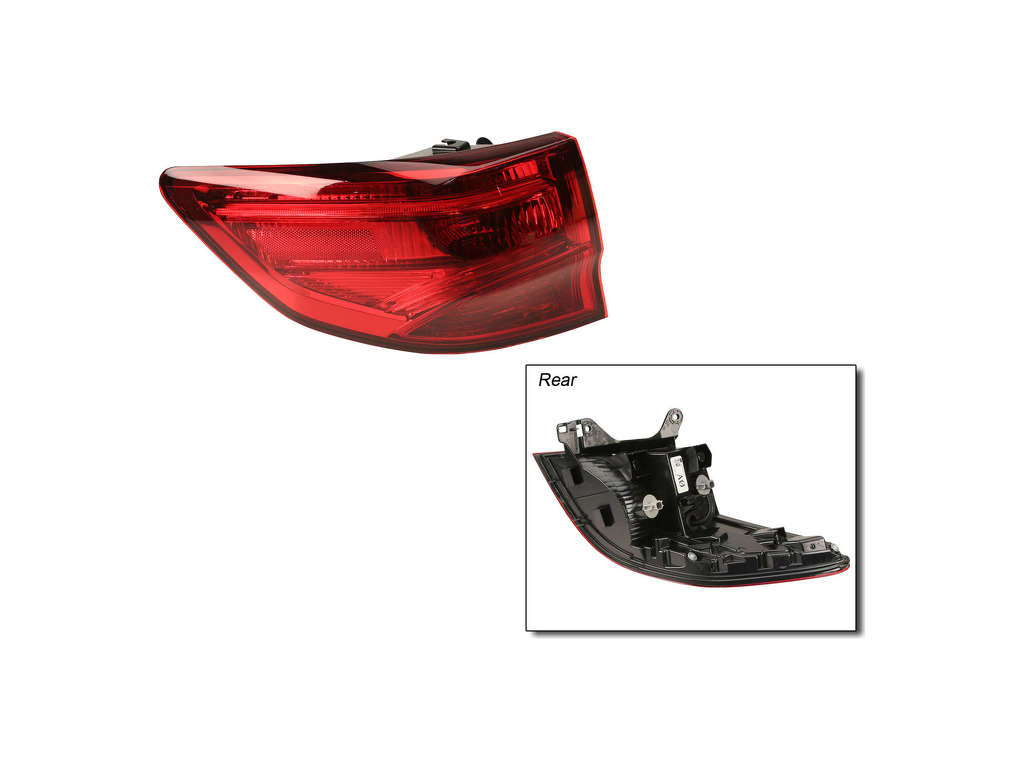 2014-2020 Acura MDX Tail Light Assembly - Left or Left Outer (Genuine)