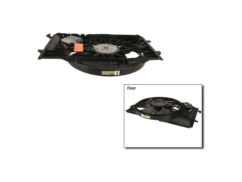 2006-2007 Mercedes-Benz C280 Engine Cooling Fan Assembly (Autopart International)