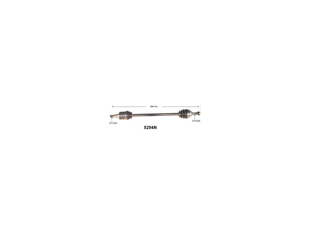 2004-2006 Scion xA CV Axle Assembly - Front Right (Autopart International)
