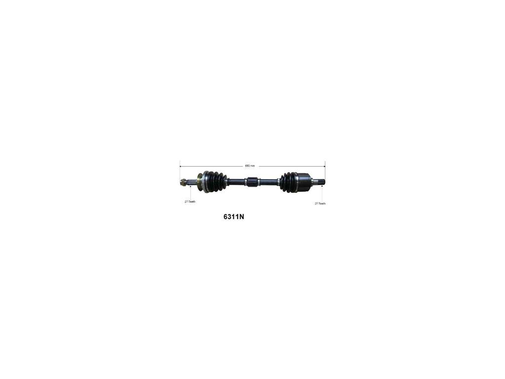 2001-2002 Kia Optima CV Axle Assembly - Front Left (Autopart International)
