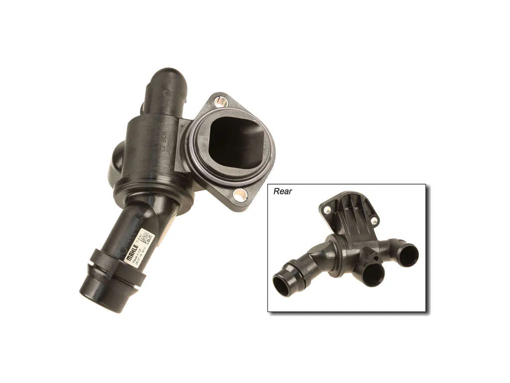 2013 Volkswagen Golf Engine Coolant Thermostat / Water Outlet Assembly (Mahle)