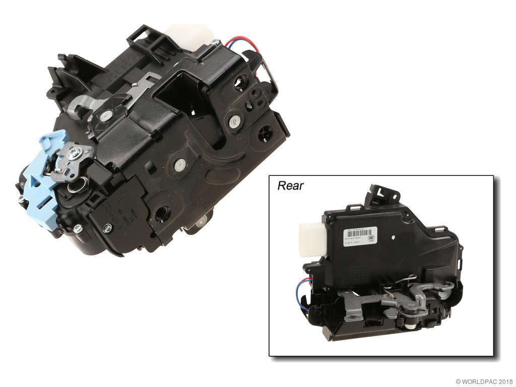 2008-2009 Volkswagen GTI Door Latch Assembly - Front Left (Genuine)