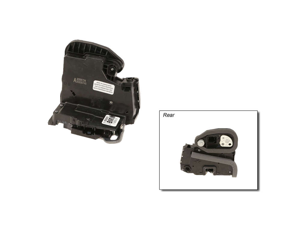 2021-2022 Chevrolet Suburban Door Latch Assembly - Rear Right (ACDelco)