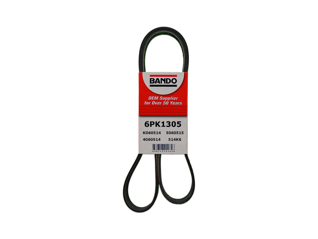 2004-2013 Mazda 3 Accessory Drive Belt - Alternator and Water Pump or Primary or Water Pump and Alternator (Bando)