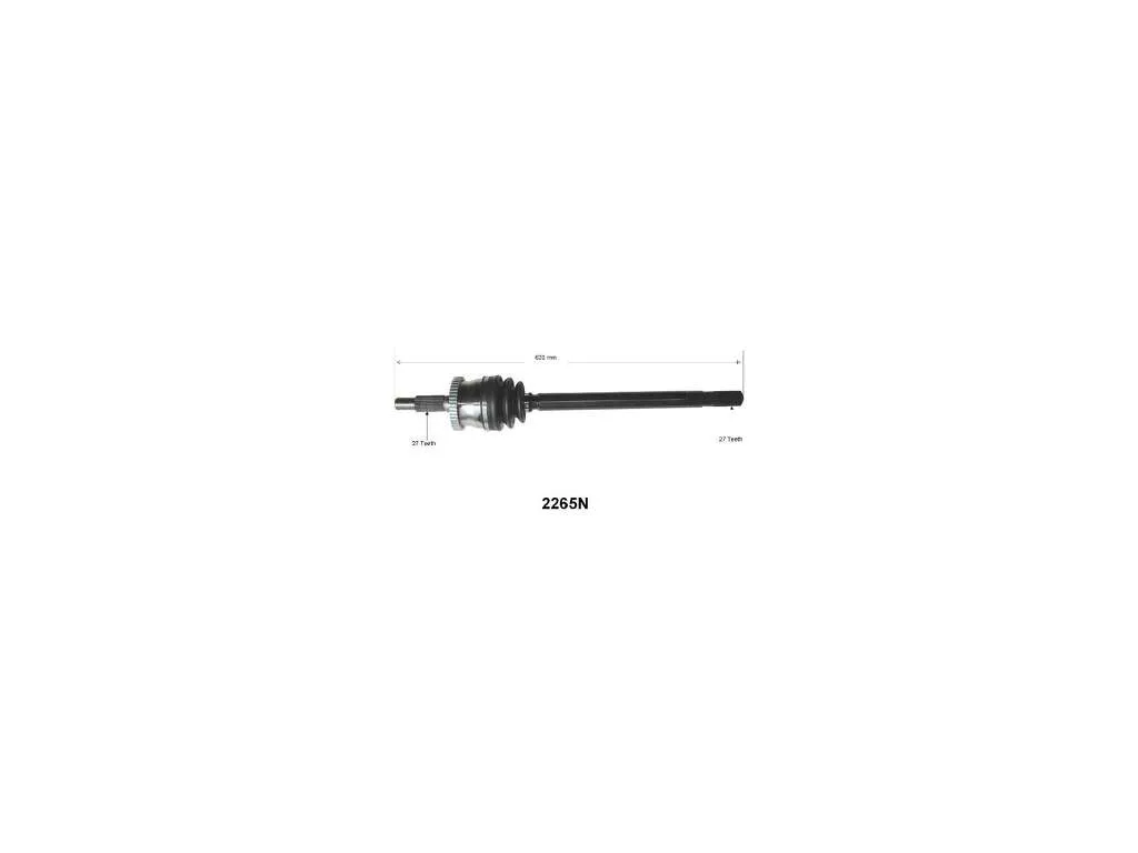 1999-2004 Jeep Grand Cherokee CV Axle Assembly - Front Left (Autopart International)