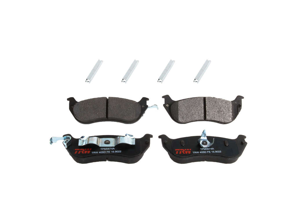 1996-2000 Lincoln Town Car Disc Brake Pad Set - Rear (TRW)