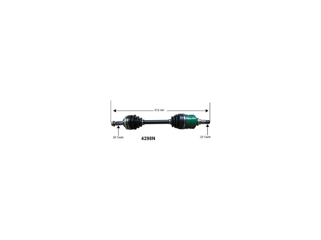 1986-1988 Toyota MR2 CV Axle Assembly - Rear Left (Autopart International)