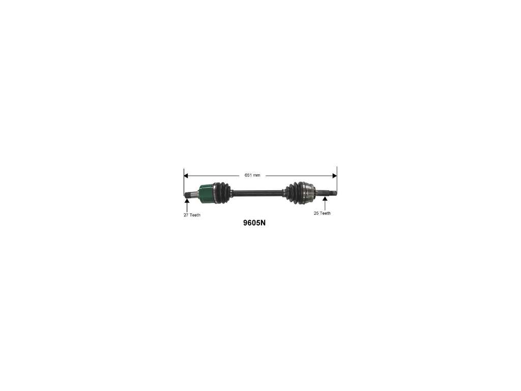 2001-2005 Dodge Stratus CV Axle Assembly - Left (Autopart International)