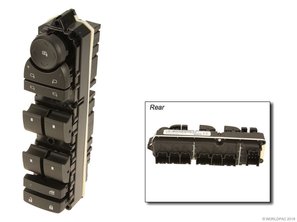 2007-2008 Chevrolet Avalanche Door Window Switch - Front Left (ACDelco)