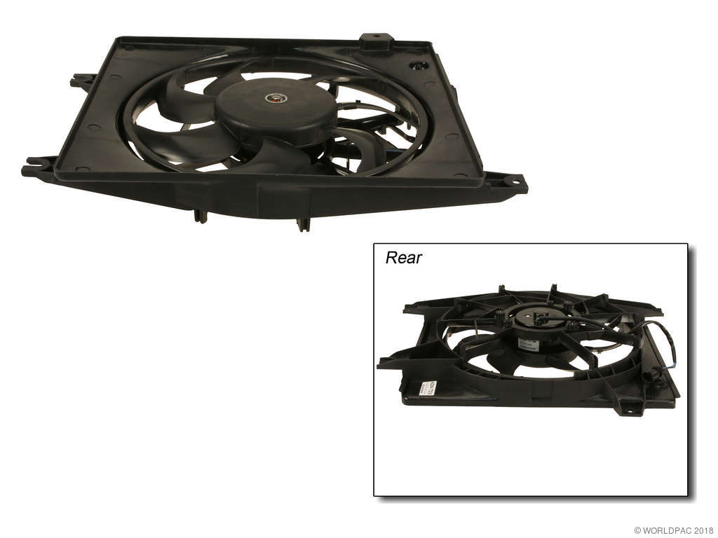 1997-2001 Hyundai Tiburon A/C Condenser Fan Assembly (Dorman)