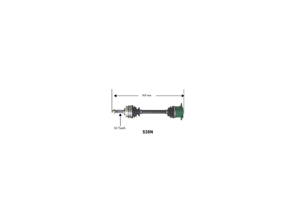 1991-1997 Toyota Previa CV Axle Assembly - Front (Autopart International)
