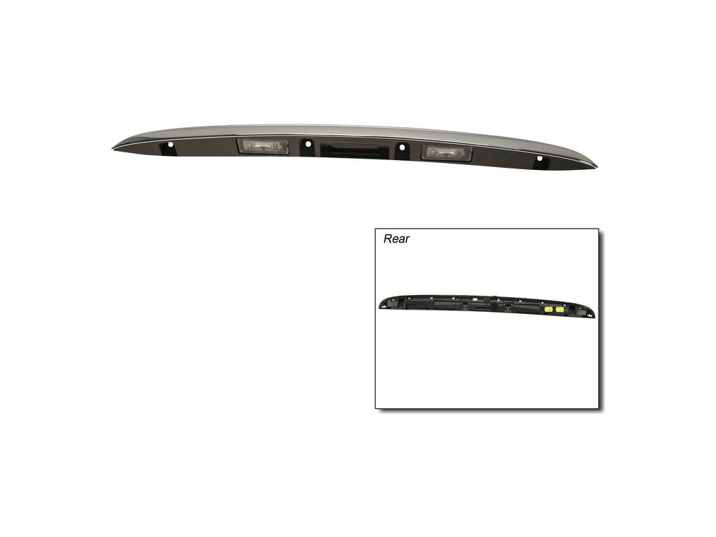 2007-2015 Mini Cooper Exterior Door Handle - Rear (Genuine)