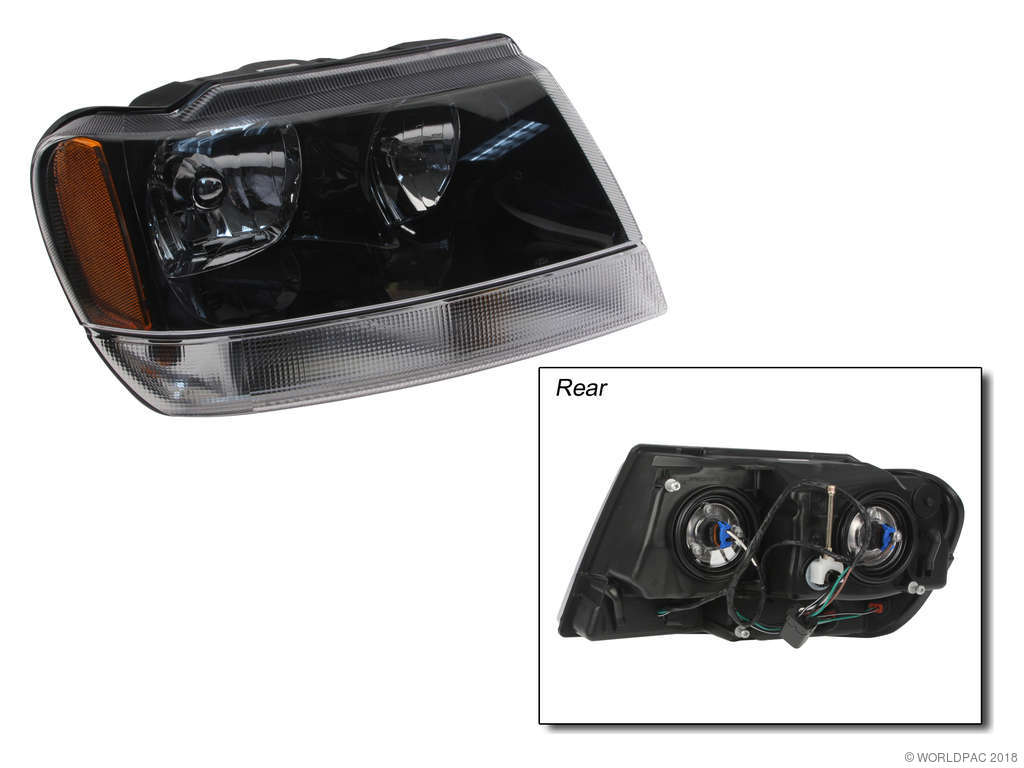 2002-2004 Jeep Grand Cherokee Headlight Assembly - Right (VAIP - Vision Lighting)