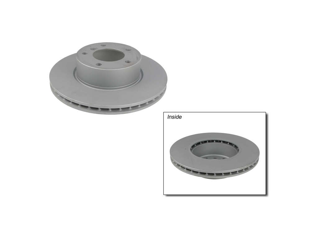 2006-2007 BMW 323i Disc Brake Rotor - Front (Zimmermann Coated)