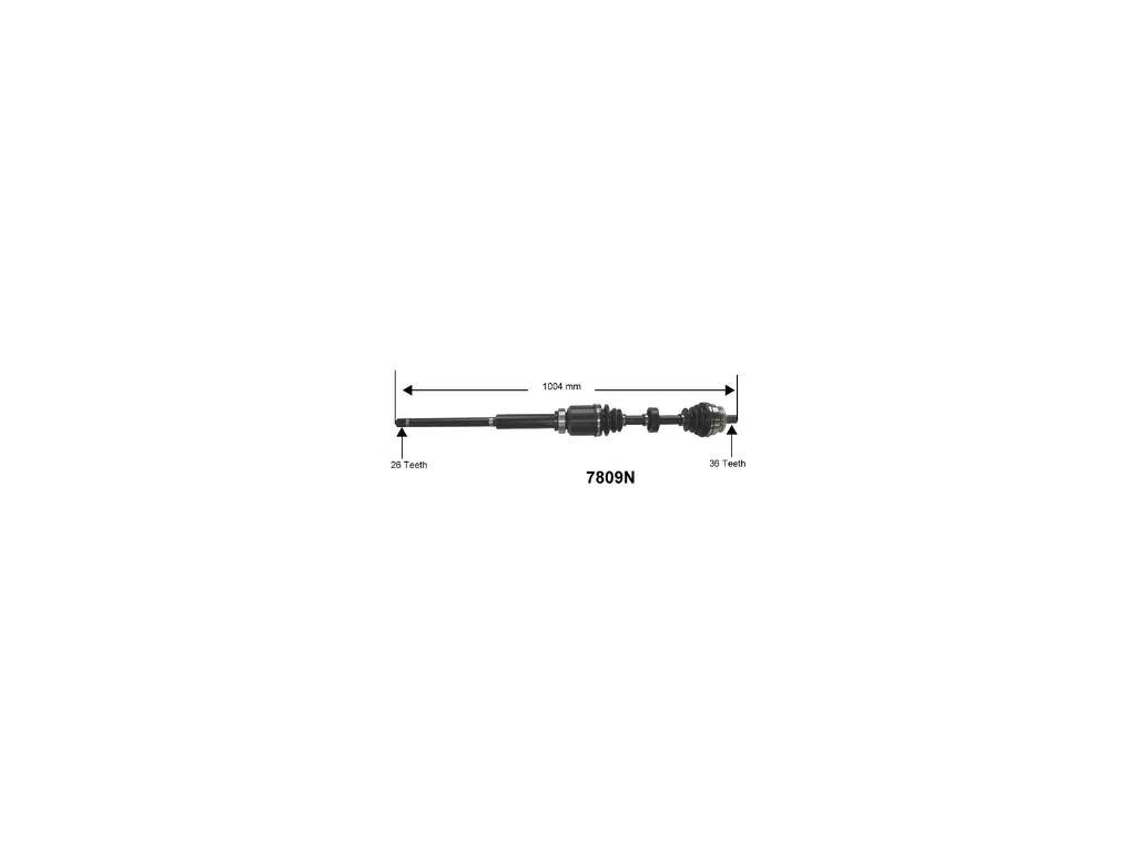 2001-2002 Volvo V70 CV Axle Assembly - Front Right (Autopart International)