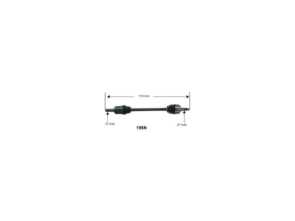 2003-2008 Subaru Forester CV Axle Assembly - Front (Autopart International)