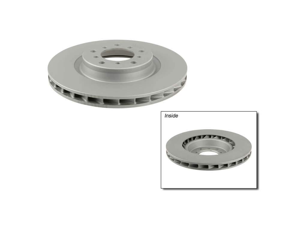 2001-2006 BMW M3 Disc Brake Rotor - Front Right (Zimmermann Coated)