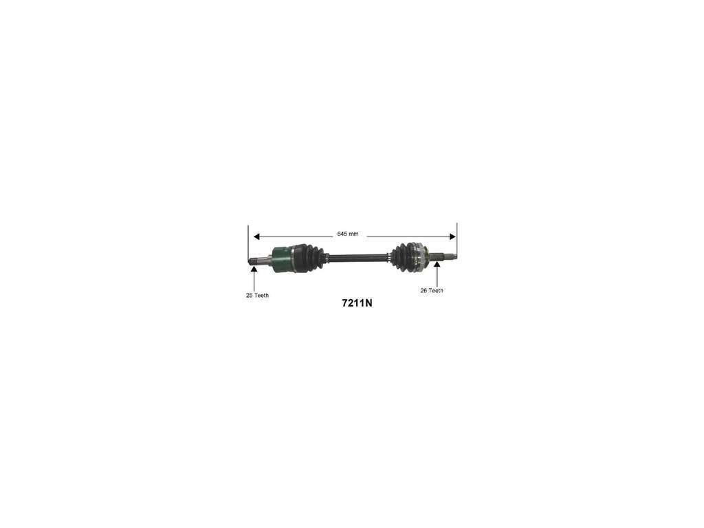 2001-2007 Dodge Caravan CV Axle Assembly - Front Left (Autopart International)
